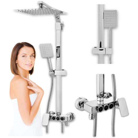 SET DE DUCHA DE SUPERFICIE S-1160 CROMADO