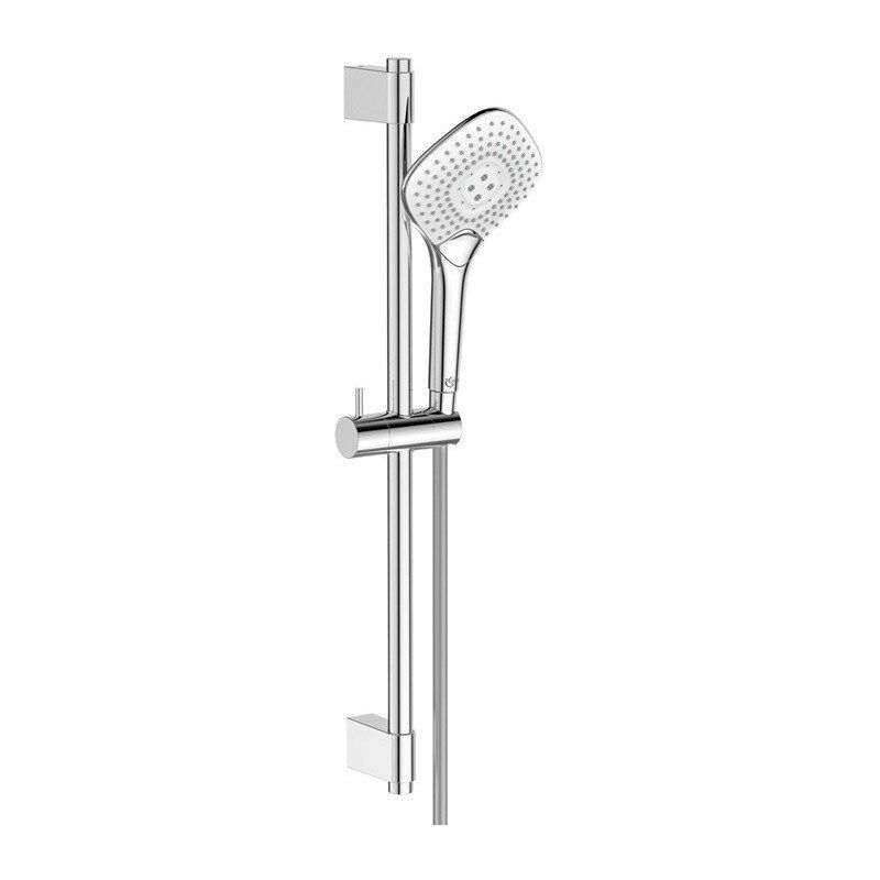 

Set de ducha RAIN EVO JET m 3-F-Handbraus. Diamante 134mm 900 cromo - Ideal