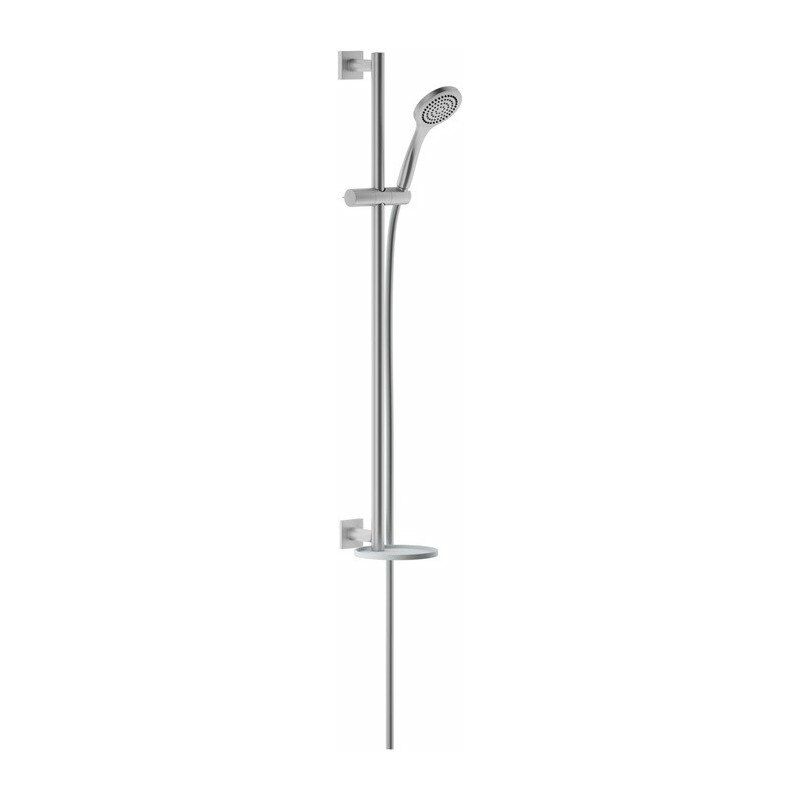 

Keuco - Set de ducha IXMO acabado aluminio blanco