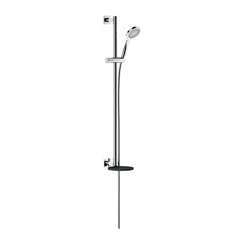 

Keuco - Set de ducha IXMO acabado aluminio negro-gris