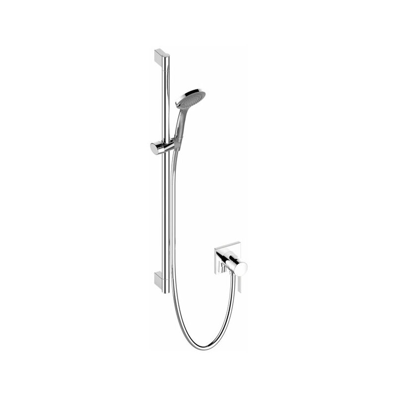 

Keuco Gmbh&co.kg - Set de ducha Keuco IXMO Solo 2, 59601, con rosetas angulares, mezclador monomando para 1 consumidor, cromado - 59601010002
