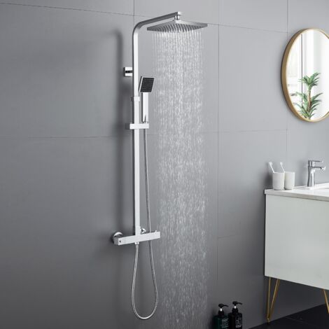 Set de Ducha Termostatico con Barra/ Grifo, 38
