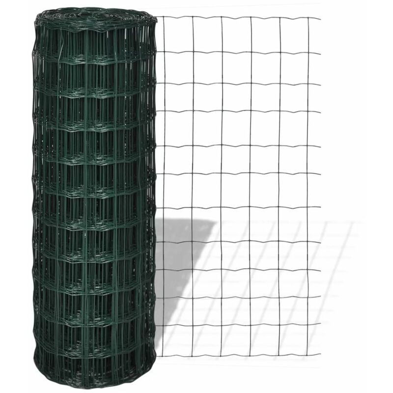 

Set de Euro Valla acero verde 25x1,7 m