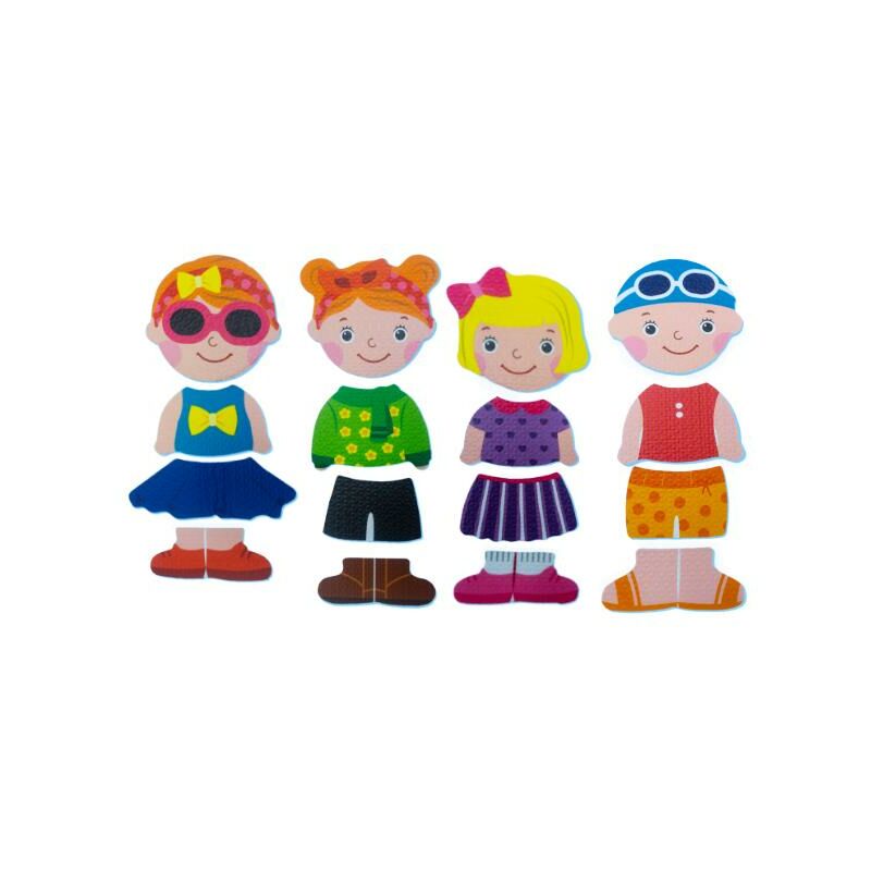 

Set de figuras de baño Vísteme 12m+ - Nûby