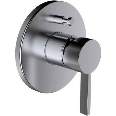 Set de finition KARTELL pour mitigeur de bain à encastrer, SimiBox avec interrupteur de tuyau Acier inoxydable PVD LAUFEN