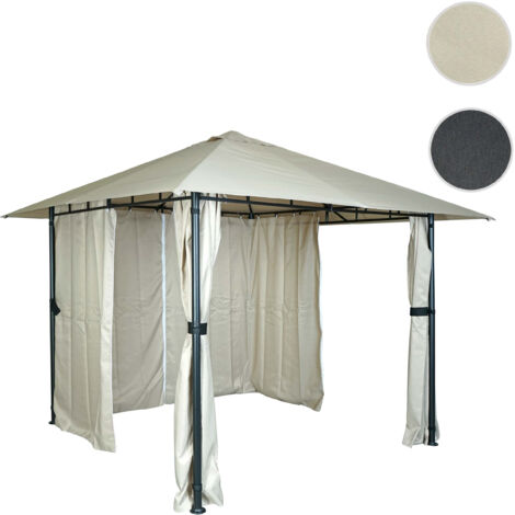 Set de finition pour brise-vue en WPC Sarthe, profil de finition brise-vent, poteaux en aluminium, 90cm, gris
