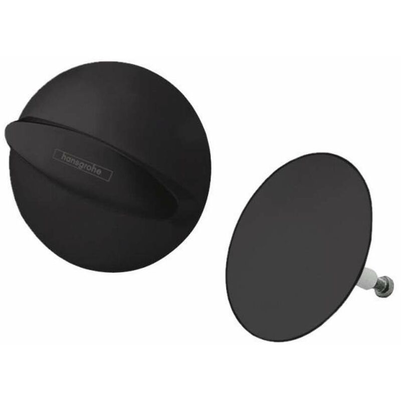 Hansgrohe Flexaplus Finish set waste & overflow set - Matt Black - 58185670