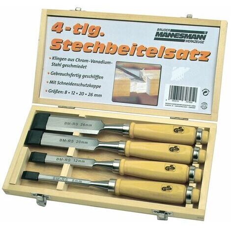 Set de formones 4 piezas 66104 Brüder Mannesmann