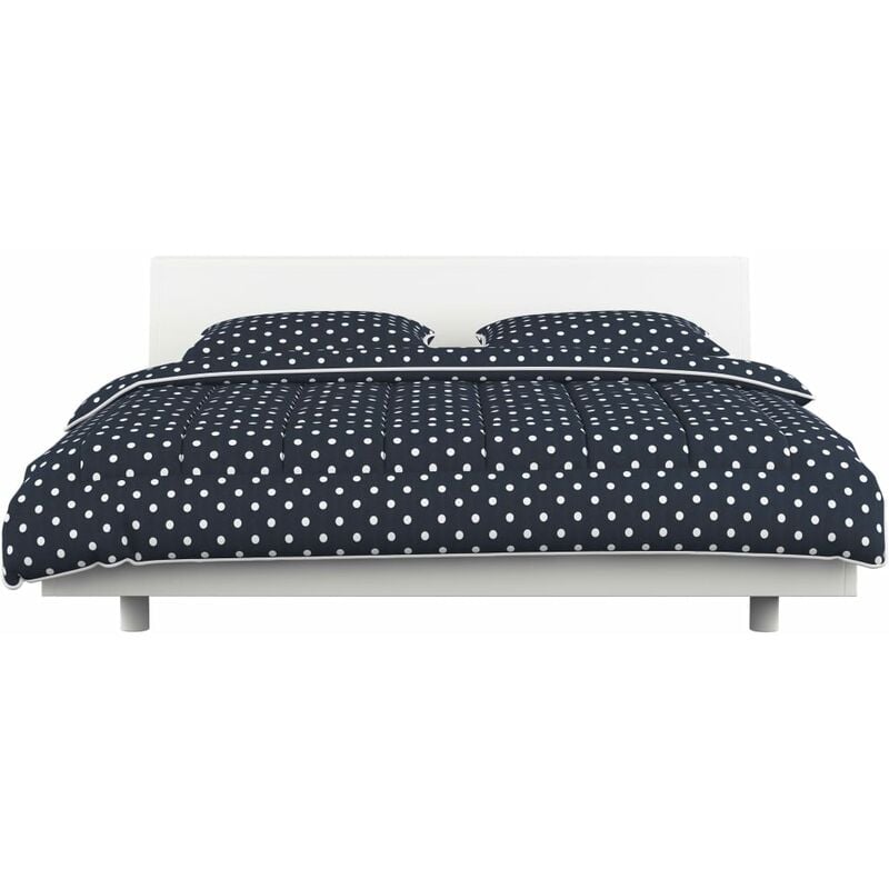 

Set de funda de edredón de 3 piezas azul oscuro 200x220/80x80 cm - Azul