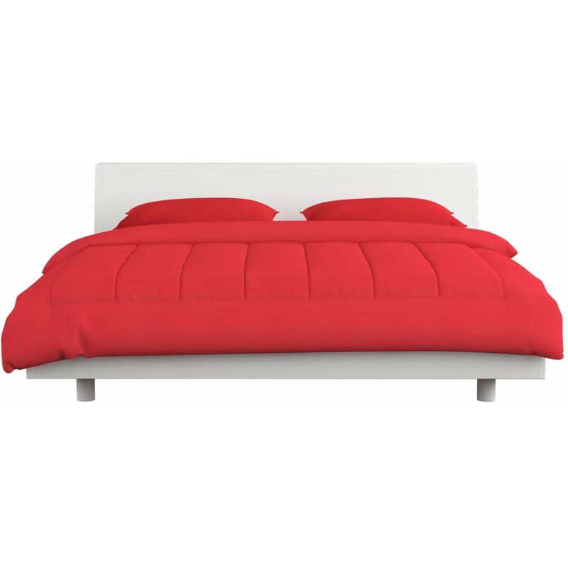 

Set de Funda de Edredón 3 Piezas Tela Burdeos 200x200/80x80cm - Rojo - Vidaxl