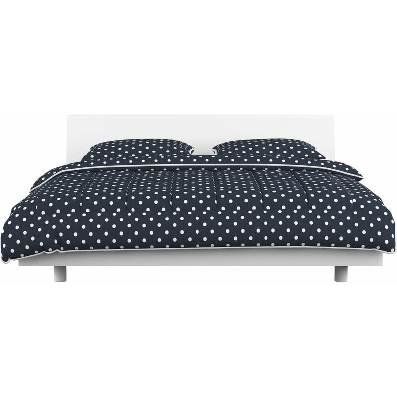 

Set de funda de edredón de 3 piezas azul oscuro 200x200/60x70 cm
