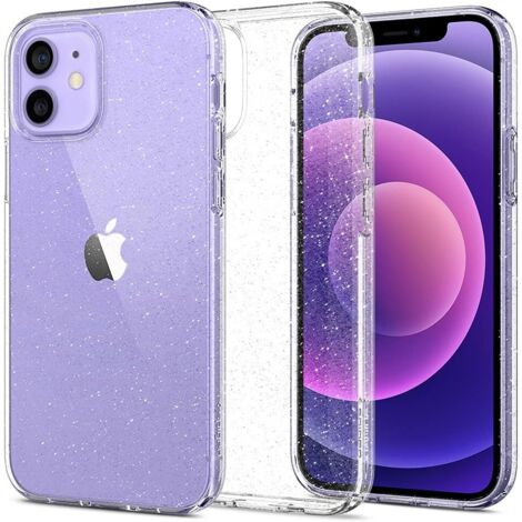 SET DE FUNDAS CON BRILLO PARA APPLE IPHONE 13/13 PRO + 2 CRISTAL TEMPLADO 9H