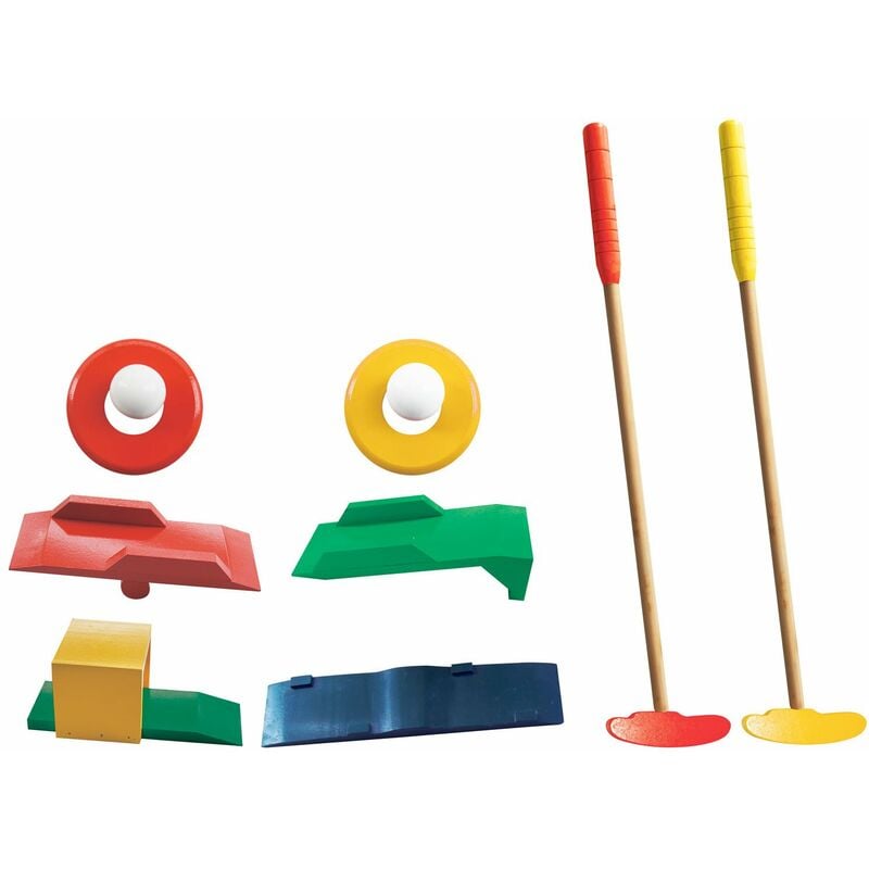 Xq Max - Set de golf pour enfants, 10 pièces, bois