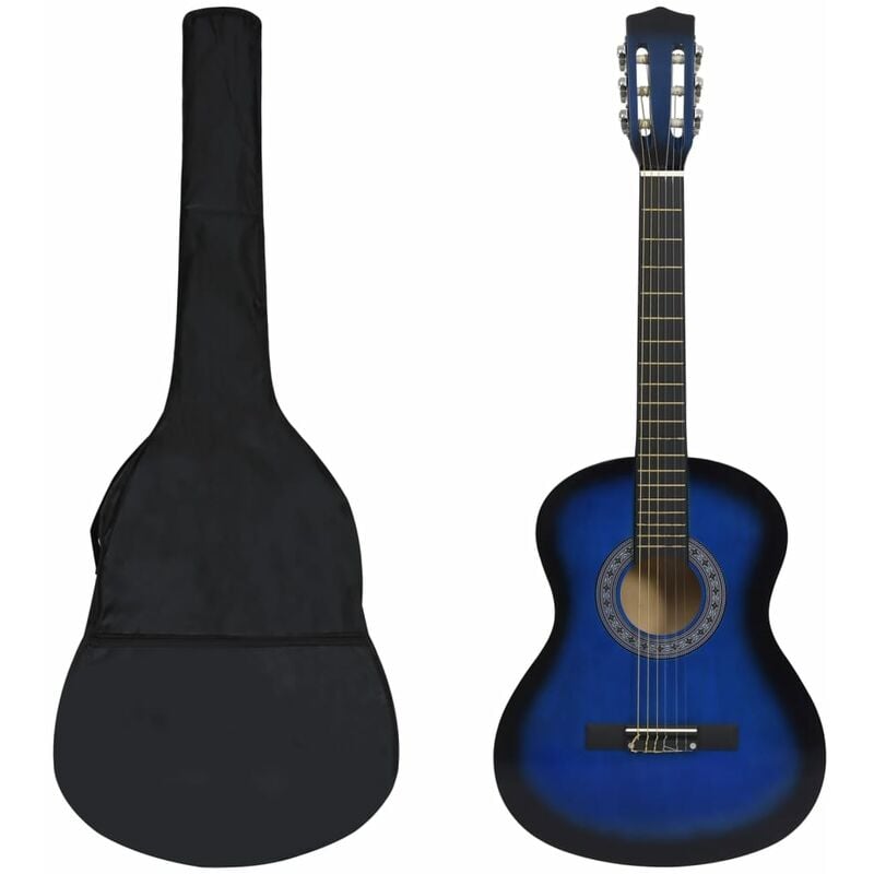 

Set de guitarra clásica niños principiantes 8 pzas azul 3/4 36' - Vidaxl