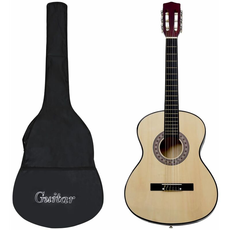 

vidaXL Set de guitarra clásica para principiante 12 pzas 4/4 39'