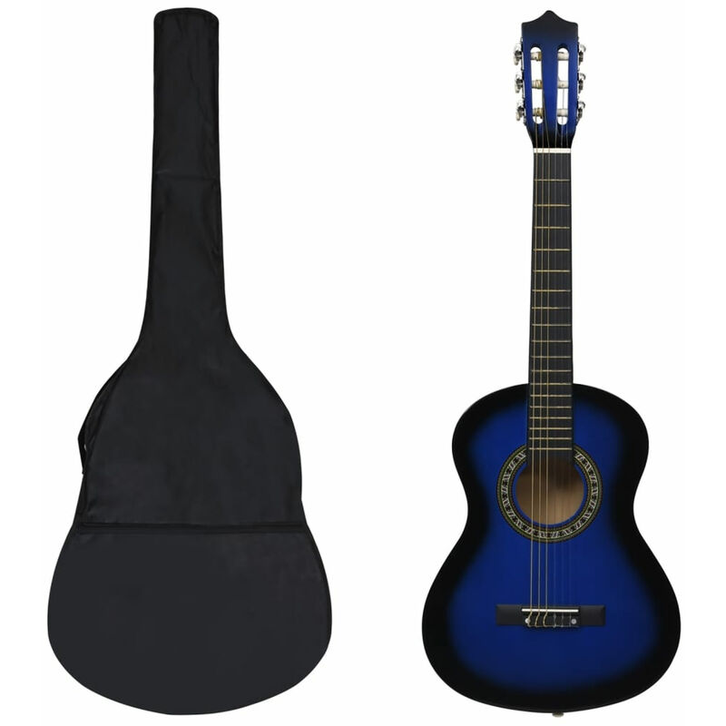 

Set de guitarra clasica para principiantes 8 pzas azul 1/2 34'