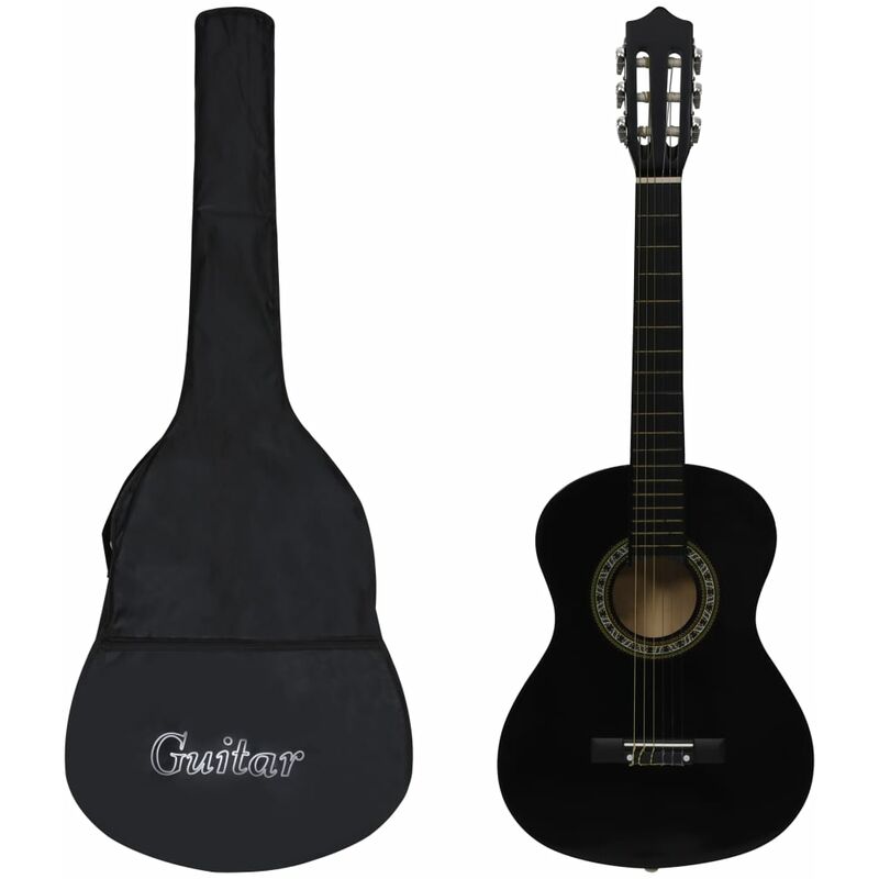 

Set de guitarra clásica para principiantes 8 pzas negro 1/2 34