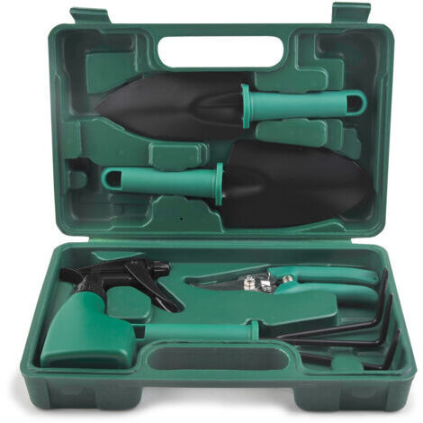 Set de herramientas de jardín Rose, 5 piezas, herramientas de jardín para plantas de interior, combinación de arreglo floral, poda, bonsái y tijeras para flores.