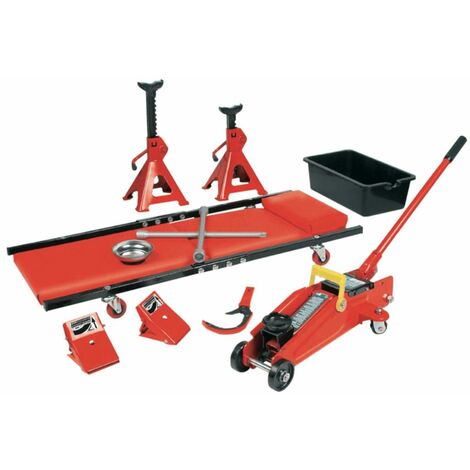 Set de herramientas de taller 10 piezas rojo 00350 Brüder Mannesmann