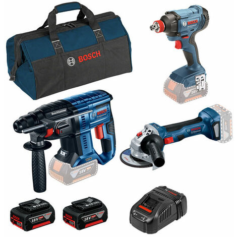 Taladro BOSCH Easydrill 18V-40 (2X 2,0Ah) + Al18V-20