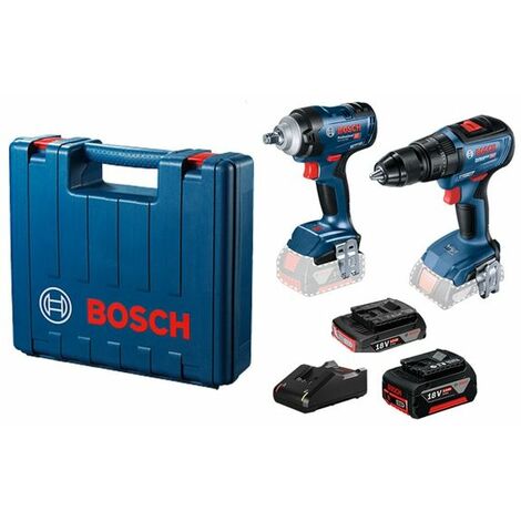 Set de herramientas eléctricas de 18V Bosch GDS18V-400/GSB18V-50