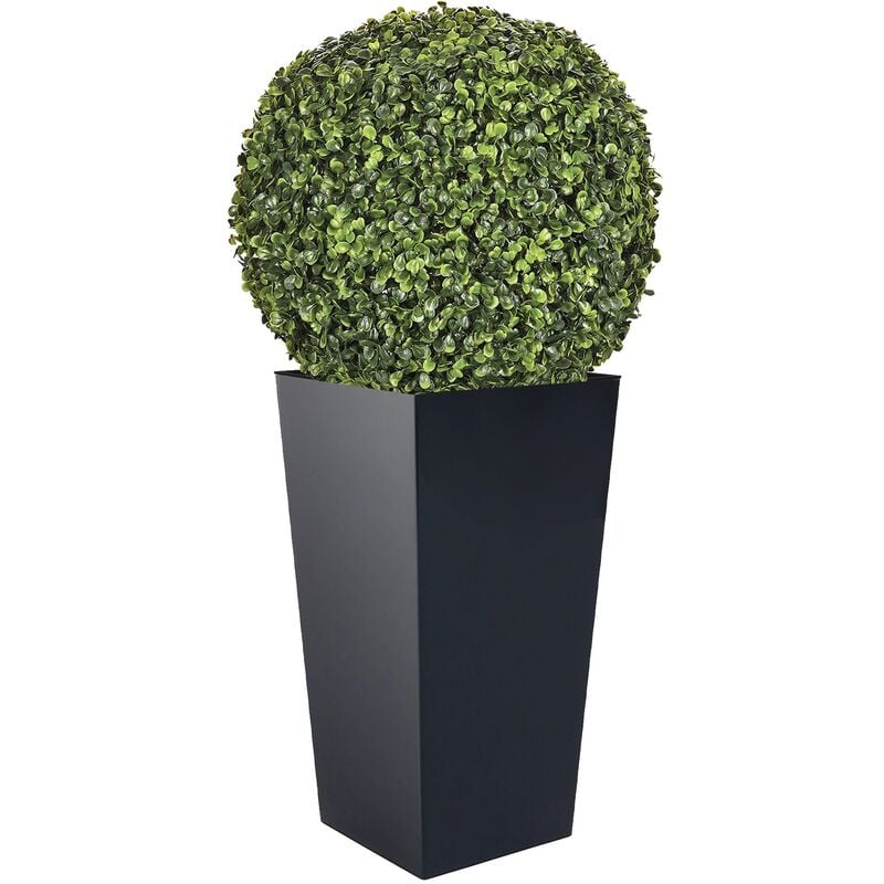 Set de jardinière haute Prosperplast Urbi Square 35 L en plastique AVEC Cuve couleur anthracite, 55 (hauteur) x 29,5 (largeur) x 29,5 (profondeur) cm