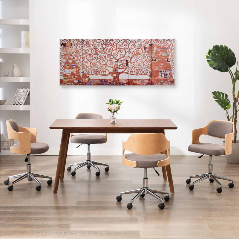 

Happyshopping - Set de lienzo para pared arbol amarillo 150x60 cm
