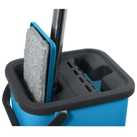 Set de limpieza con cubeta y fregona nuevo sistema de escurrido COMPACTO MSV