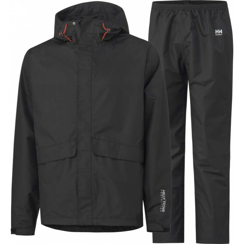 

Helly Hansen - Juego de lluvia Waterloo Talla S, negro