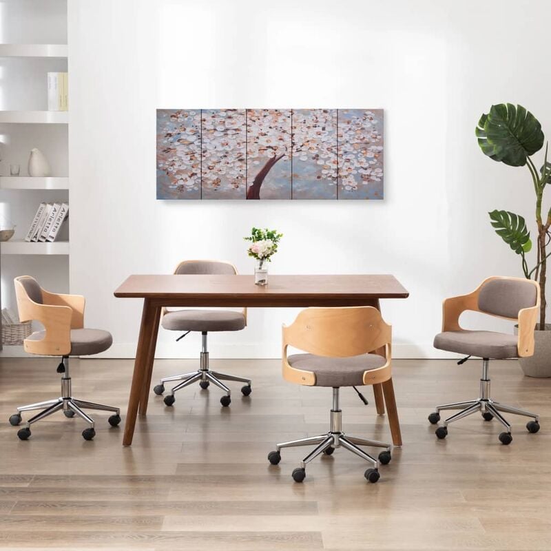 

Set de lona para pared arbol en flor multicolor 150x60 cm