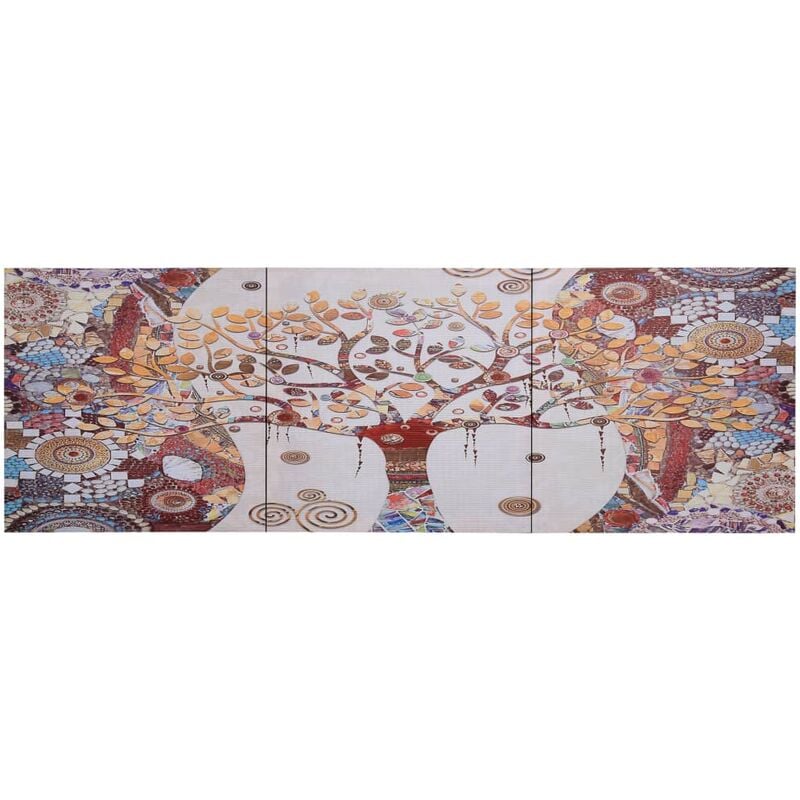 

vidaXL Set de lona para pared árbol multicolor 120x40 cm - Multicolor