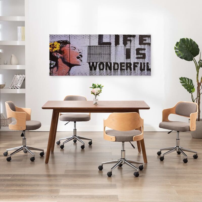 

Set de lona para pared Wonderful multicolor 200x80 cm
