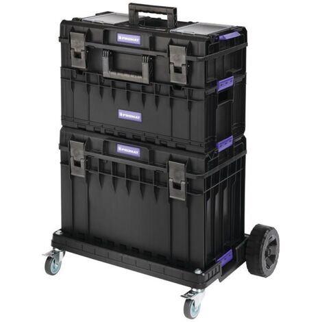 Set de mallettes à outils L extérieure745xP510xH1027 mm couvercle en polycarbonate PROMAT