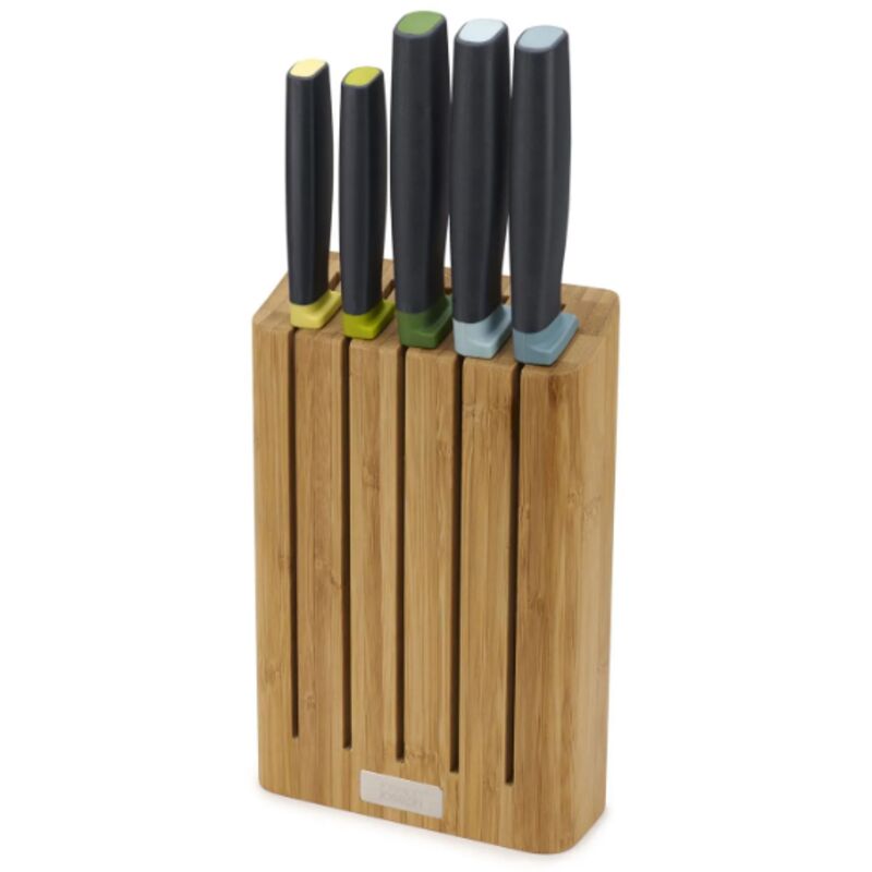 Joseph & Joseph Set De Messer Joseph Elevate De 5-teilig, Ergonomisch Geformt Und Funktionell, Hochwertige Messer De Zum Präzisen Schneiden, Hitzebeständig Farbe