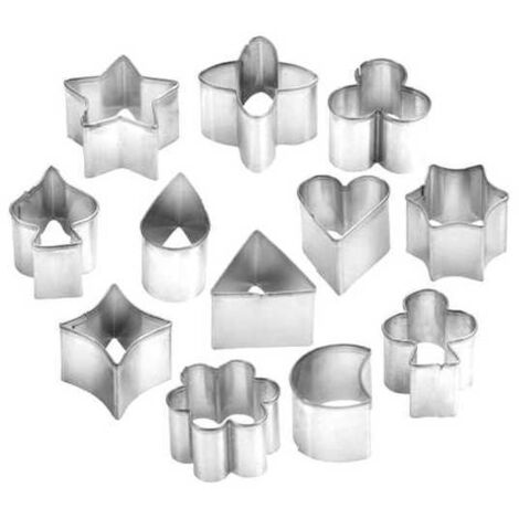 Set de Moldes para Galletas Mix de Formas 12 Delicia Tescoma 631322