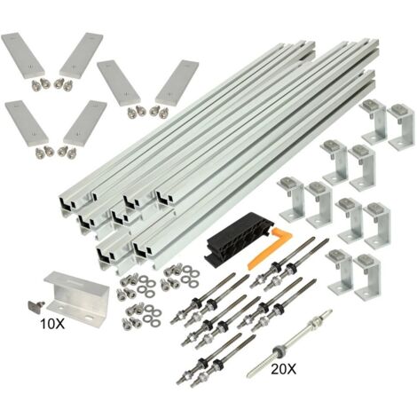 Set de montage avec boulons 4flex jusqu'à 120 tubes