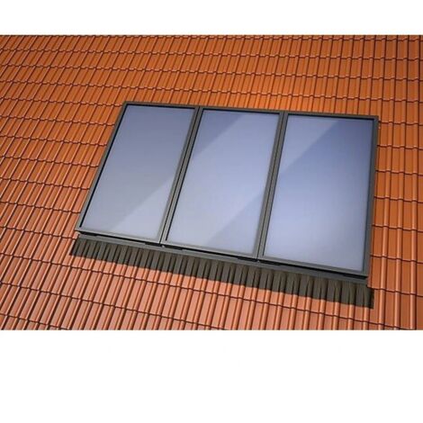 Set de montage intégration 4plus, 3 capteurs, tuiles ardoise et plates