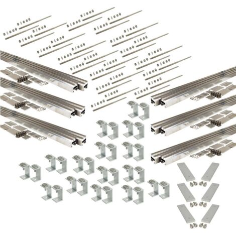 Set de montage vis à double filetage 4plus,12 capt. pour differentes toitures