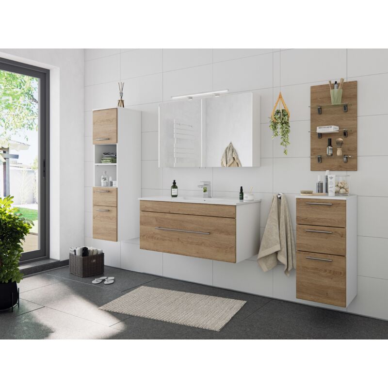 

Set de mueble de baño SANTINI 5 Partes Roble claro