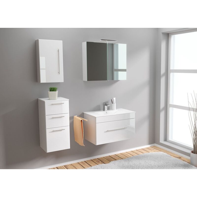 

Set de mueble de baño SANTINI 75 (4-partes) banco brillante