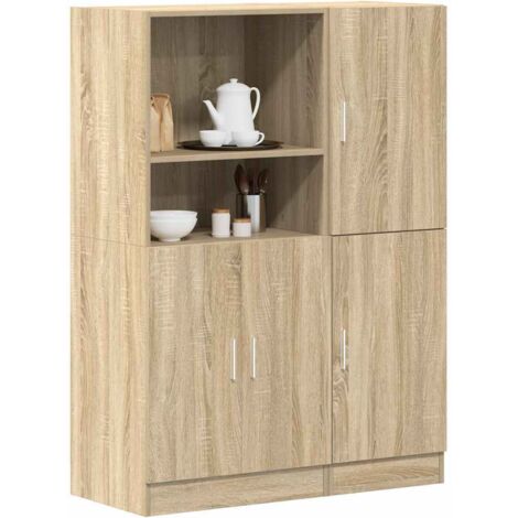 Set de muebles de cocina 2 pzas madera ingeniería roble sonoma vidaXL