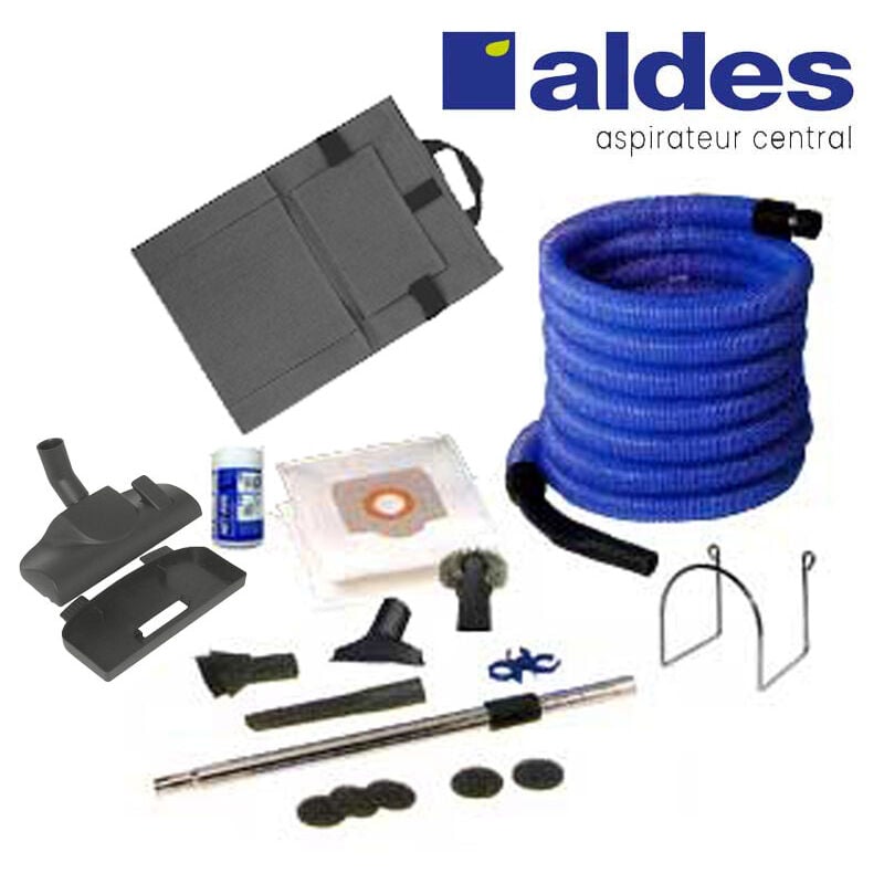 Set de nettoyage complet aspiration centralisée Aldes MIDDLE FILAIRE