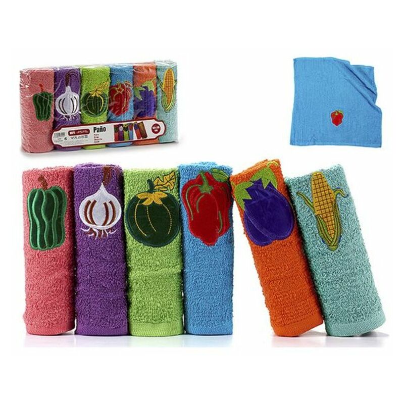 

Set de Paños Multicolor (6 pcs) (50 x 50 cm)