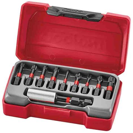Set de perceuses à percussion, construction, 10 pièces  TENGTOOLS 269870101