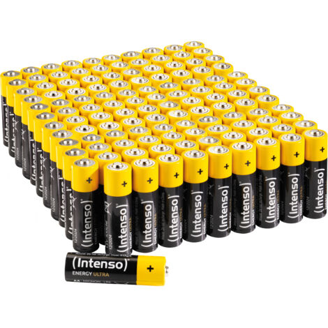 Set de piles INTENSO Mignon Energy Ultra, AA LR06, 120 pièces