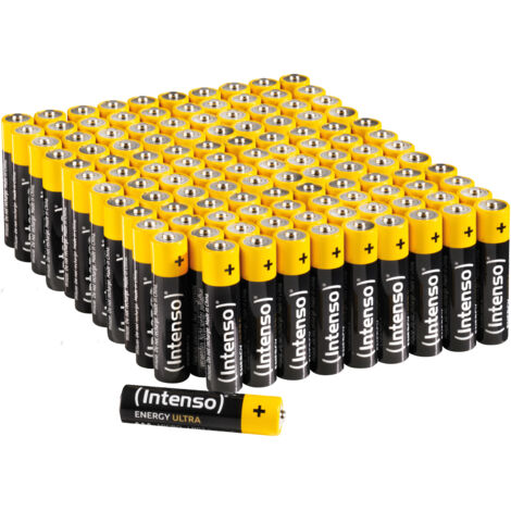 Set de piles micro INTENSO Energy Ultra, AAA LR03, 120 pièces