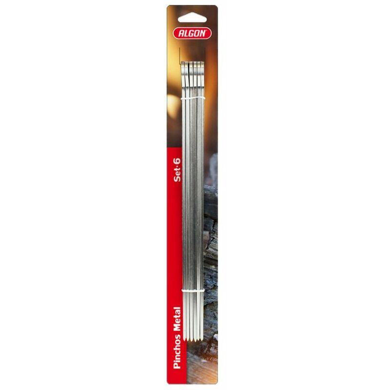 

Set de Pinchos para Barbacoa Algon Metal (33 cm x 4 mm) -