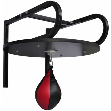 Set de plataforma y pera de boxeo giratoria con soporte vidaXL