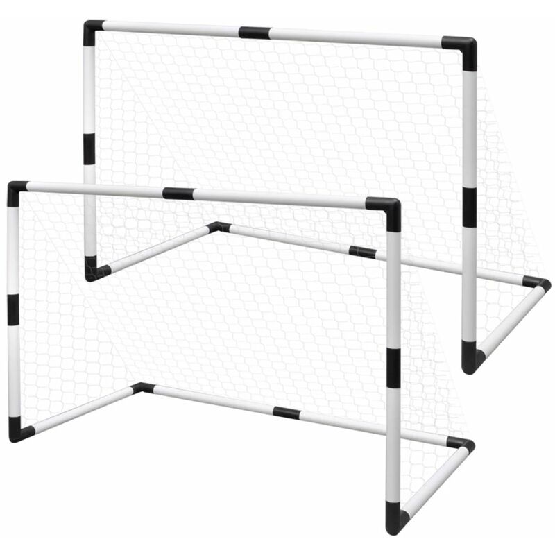 

Set de porterias de futbol mini 2 uds para ninos 91,5x48x61 cm