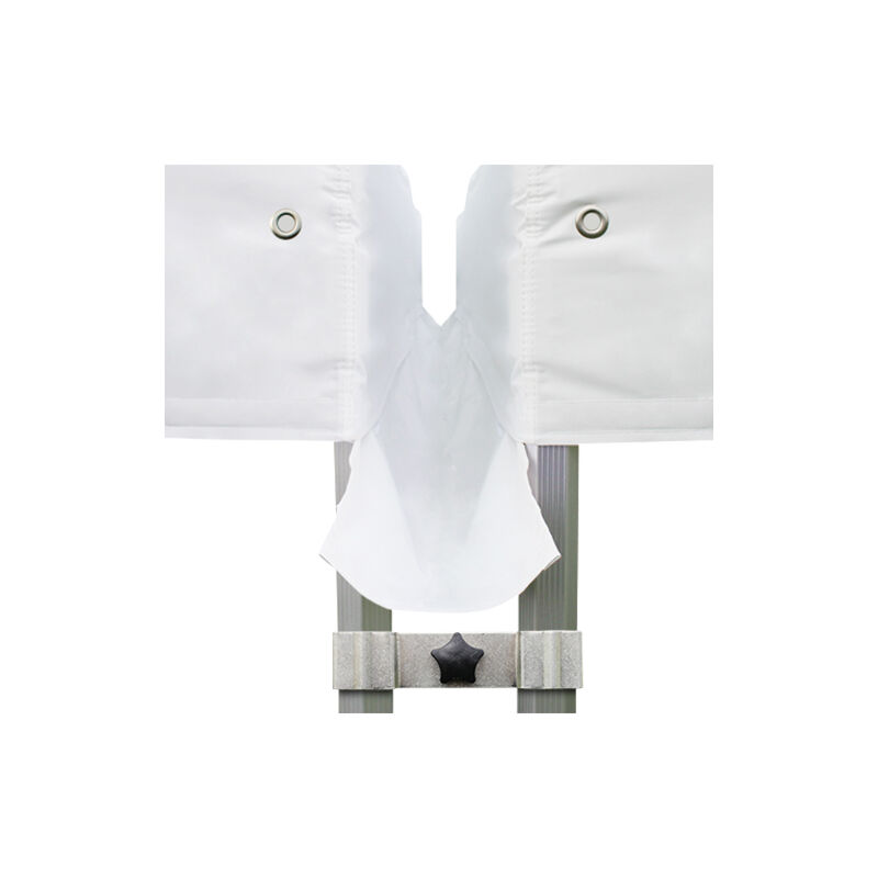 Set de raccordement pour tonnelle pliante toolport premium et professional de 3 m de large, diamètre 40mm, blanc